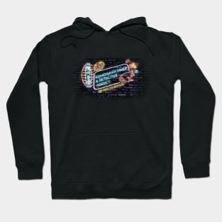 The kamogawa food detectives neon sign Hoodie